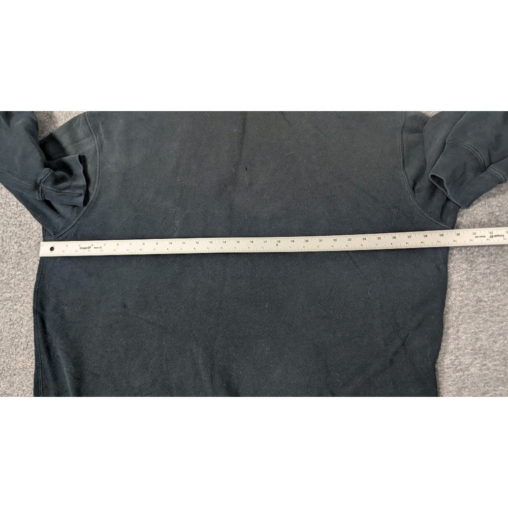 Polo Ralph Lauren Hoodie Men's 2XLT Black P-Patch Logo Full Zip Gothic‎ Goth - Picture 12 of 16